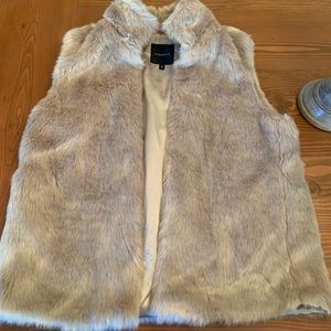 Faux fur vest